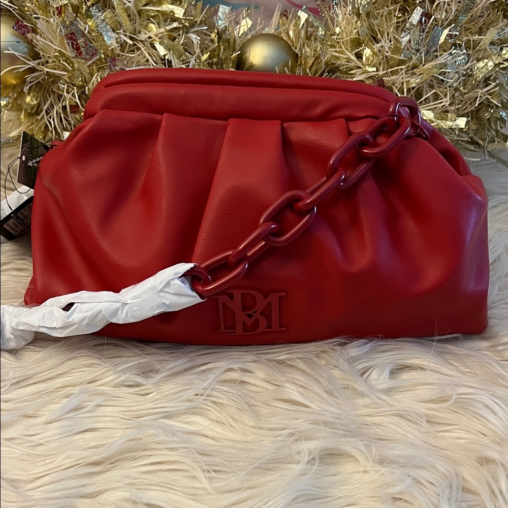 Badgley Mischka Red Women Bag NWT